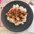 El cooksnap de Alicita cuando hizo Salteado de calamares con ajos y pimiento rojo.