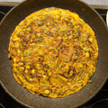 El cooksnap de zahori cuando hizo Tortilla de espárragos silvestres y calabacín.