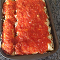 El cooksnap de Marina Rodriguez cuando hizo Canelones mixtos de carne y acelga.