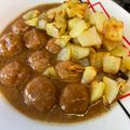 El cooksnap de Cris Garcia cuando hizo Albóndigas en salsa española.