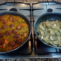 El cooksnap de Mahoney Sanchez cuando hizo Albóndigas a la jardinera.