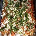 El cooksnap de Fer NC cuando hizo Lasaña de camarones en salsa roja.