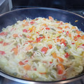 El cooksnap de josepquero cuando hizo Fideuá de verduras.