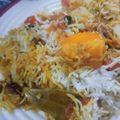 Sana Owais's cooksnap of when they made Chicken biryani.