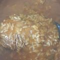 El cooksnap de Juan Manuel Baez cuando hizo Guiso de arroz con pollo.