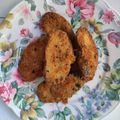 Cooksnap Ainaa Iman semasa beliau membuat Terung Goreng Rangup.