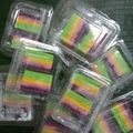 Cooksnap dari Lala untuk resep Bolu Kukus Rainbow irit telur
