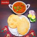 Monika Jain ( Homechef)'s cooksnap of when they made Punjabi chole bhature.