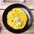 Cooksnap của Rose Truong khi họ làm theo món Trứng rán nấm kim châm, cà chua, sung muối