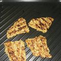 El cooksnap de lore cuando hizo Galletas de banana🍌y avena con dulce de leche light y nuez 😄.