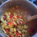 El cooksnap de Mauricio Rosas cuando hizo Paella de marisco.