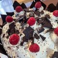 El cooksnap de El Yantar Canarias cuando hizo Tarta Selva Negra.