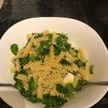 El cooksnap de Pablo Gastón Corbalán Herrera cuando hizo Fusilli carbonara de berros.