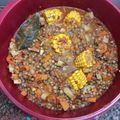 El cooksnap de Hernán Ur cuando hizo Guiso de lentejas.
