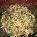 El cooksnap de Orne LB cuando hizo Ensalada de verano: rúcula, zanahoria, queso y huevo.