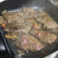 El cooksnap de Minor Calderón Jiménez cuando hizo Hígado encebollado.