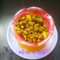 Saroj Shah's cooksnap of when they made Okra or Bhindi masala.