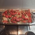 El cooksnap de Mauricio Salas cuando hizo Pollo al horno con cebolla y tomate 🧅🍅.