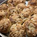 El cooksnap de Patricia Mendo cuando hizo Kolache o bollos checos dulces.