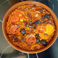 El cooksnap de sandra cuando hizo Arroz al forn o casola "arroz al horno".