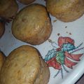 El cooksnap de solcastro🌺 cuando hizo Muffins de banana rellenos con dulce de leche.