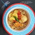 Cooksnap Sesimple Loralin semasa beliau membuat Mi Maggi Kari Homemade with Telur & Tauhu Telur (versi Lazy Keto).
