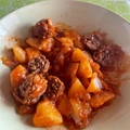 El cooksnap de GEmma Bordera cuando hizo Albóndigas en salsa de tomate.