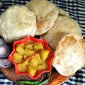 Baby Bhattacharya's cooksnap of when they made লুচি আর ক্যাপ্সিকাম আলুর তরকারি (luchi r capsicum aloor torkari recipe in Bengali).