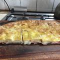 El cooksnap de Victoria Miranda Andino cuando hizo Torta de fiambre con masa hecha en la licuadora.