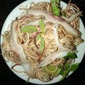 Cooksnap của Thu Mèo khi họ làm theo món Nộm hoa chuối
