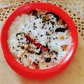 pinky makhija का कुकस्नैप जब उन्होंने दही चावल (dahi chawal recipe in hindi) बनाया था।