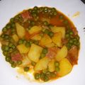 El cooksnap de encarni cuando hizo Guisantes con jamón.