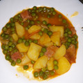 El cooksnap de encarni cuando hizo Guisantes con jamón.