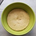 El cooksnap de Mamen cuando hizo Bizcocho fit de harina de avena de sabores en microondas.