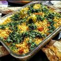 Chandra kamdar का कुकस्नैप जब उन्होंने गट्टे का पुलाव (Gatte ka pulao recipe in hindi) बनाया था।
