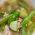 Cooksnap dari Sherly Ernawaty untuk resep Sup Labu Buncis dengan Daging Cincang