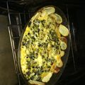 El cooksnap de Cocinando Rico!!! cuando hizo Tarta de puerros con base de papa.