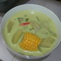 Cooksnap dari Mutiah Apriyanti untuk resep SAYUR LODEH KUNING fiber creme bumbu iris