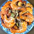 Cooksnap của Trịnh Mai Trang khi họ làm theo món Tôm thẻ nướng muối ớt bằng nồi chiên không dầu