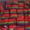 Cooksnap dari Puji Elex untuk resep Rainbow cake mini gulung