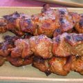 El cooksnap de Cuqui Bastida cuando hizo Brochetas de cerdo con especias tandoori.