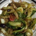 El cooksnap de Jorge cuando hizo Ensalada tibia de pak choi con salsa de soja .