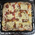 El cooksnap de Valentina macarena Carvajal castro cuando hizo Pizza napolitana, con una masa esponjosa y crujiente.