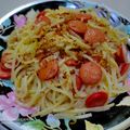 Cooksnap dari Indri Nuzul untuk resep Spaghetti Aglio Olio with Parmesan (Kids Fave)