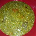 Jamila Ibrahim Tunau's cooksnap of when they made Okro soup with dry fish.