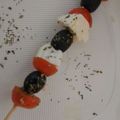 El cooksnap de g cuando hizo Brochetas de tomates minis con queso fresco y aliño de lavanda.