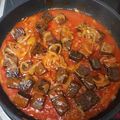 El cooksnap de saltalindes cuando hizo Sangre de pollo encebollado y tomate.