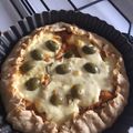 El cooksnap de Luciana cuando hizo Tarta de atún en masa de remolacha.