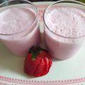 Kalpana Rai's cooksnap of when they made Strawberry Milkshake.