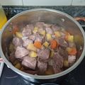 El cooksnap de Monica Castilla cuando hizo Pechuga de pavo al vino tinto.